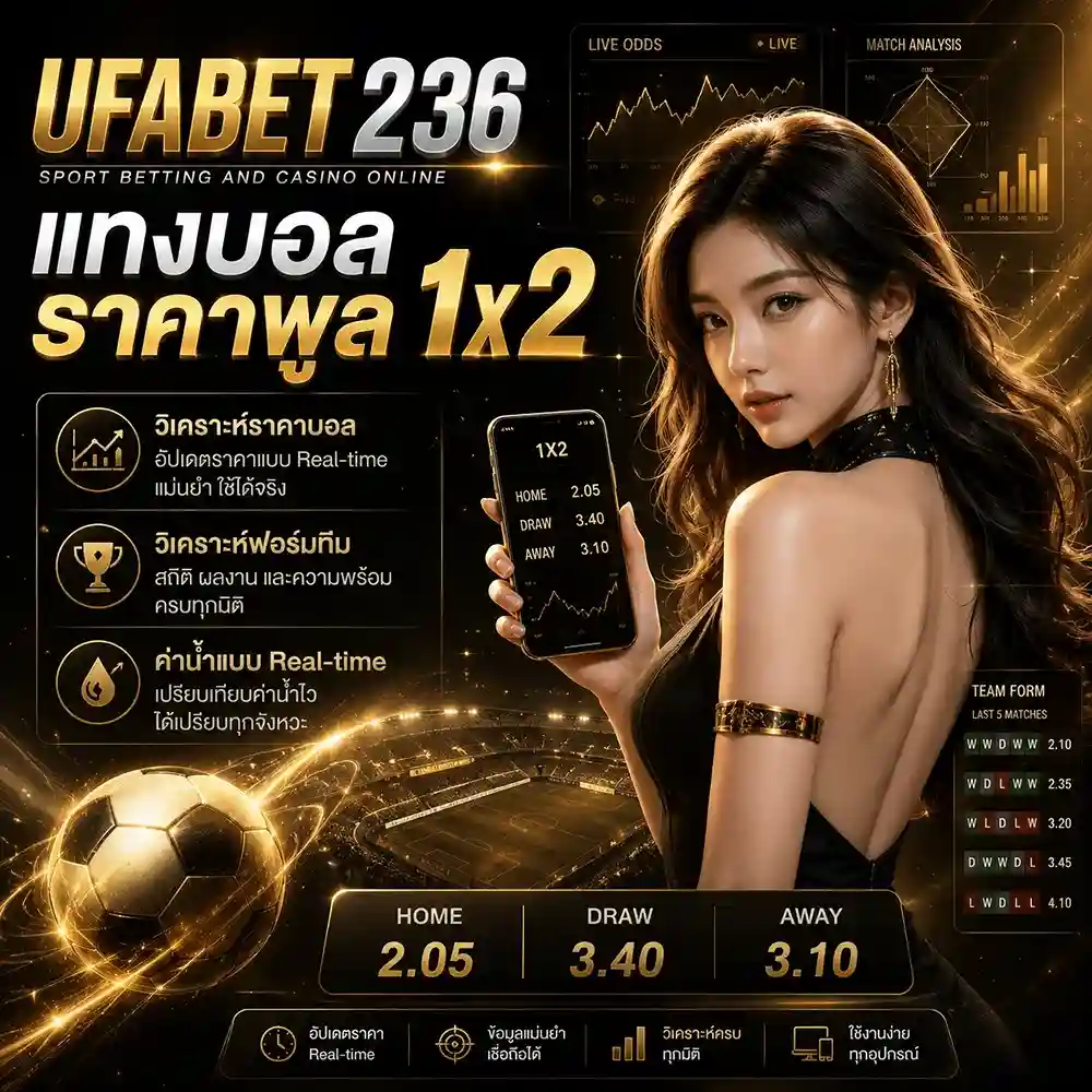 แทงบอลราคาพูล 1x2 เว็บตรง 2026 ค่าน้ำดี