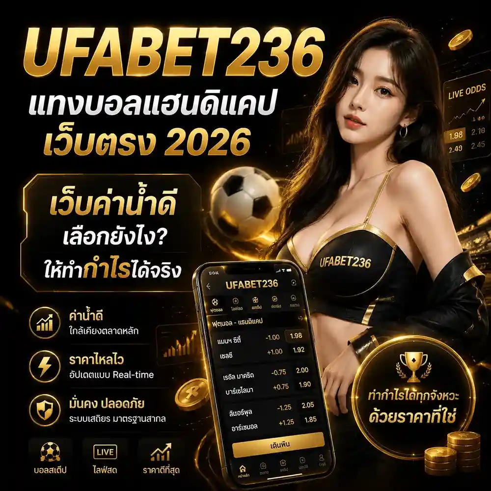 แทงบอลแฮนดิแคป เว็บตรง 2026 ค่าน้ำต่ำ ราคาดี