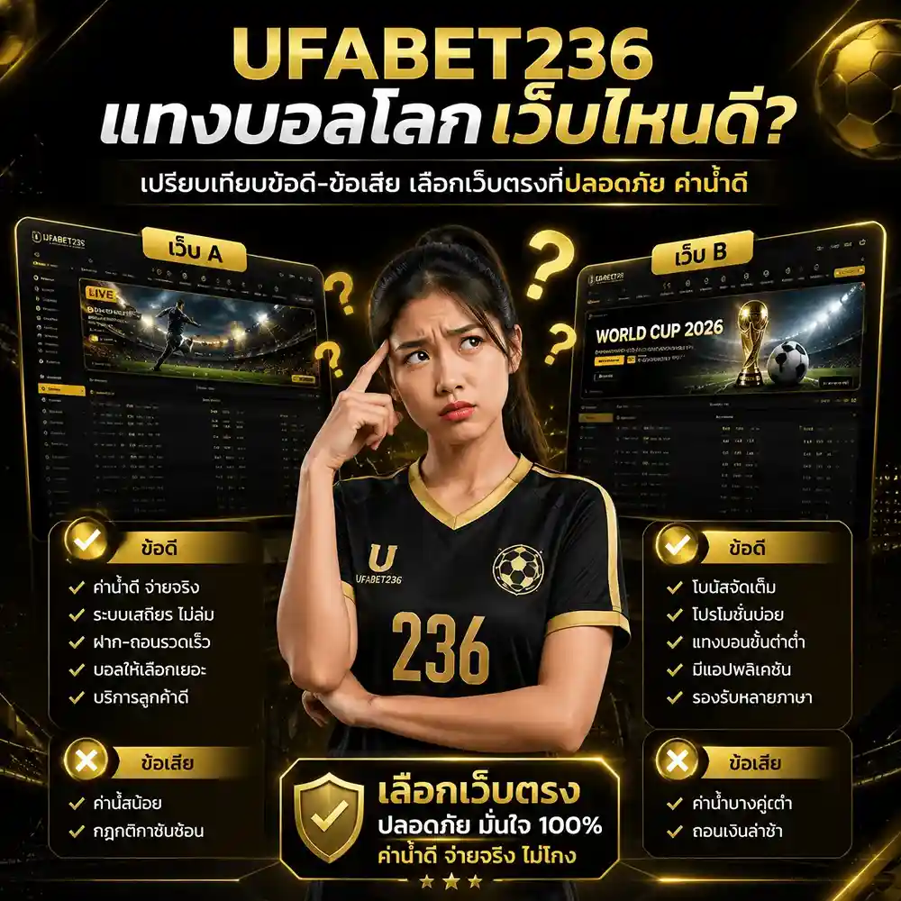 แทงบอลโลก เว็บไหนดี รีวิวเว็บตรง 2026